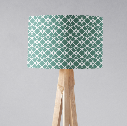 Green Geometric Lampshade, Ceiling or Table Lamp Shade