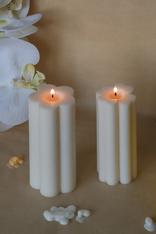 Cherry Blossom Pillar Candle