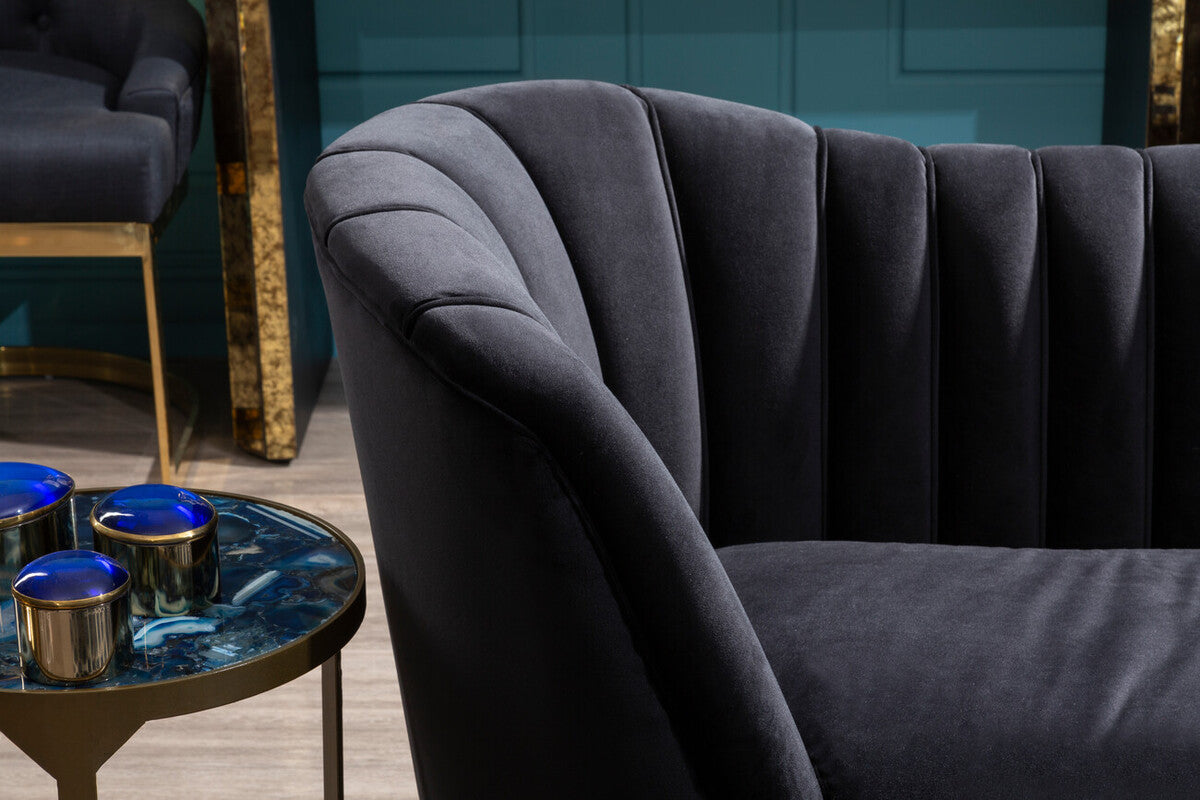 Vizzini Round Agate Side Table