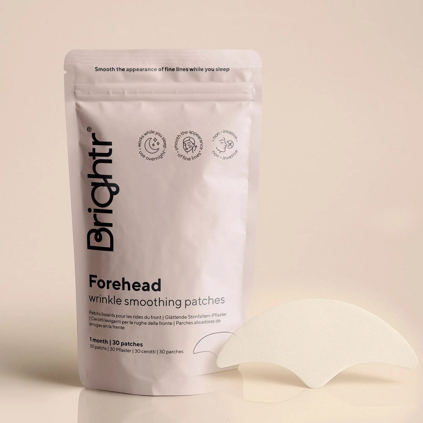 Brightr® Forehead wrinkle smoothing Face Tape (30 patches)