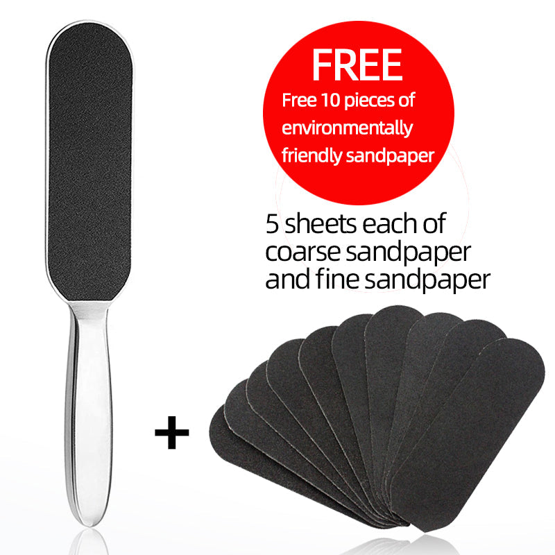 Stainless Steel Double Side Foot File Replace Sanding Cloth Pedicure Foot-Care-Tool Dead Skin Remover Foot Rasp Refill