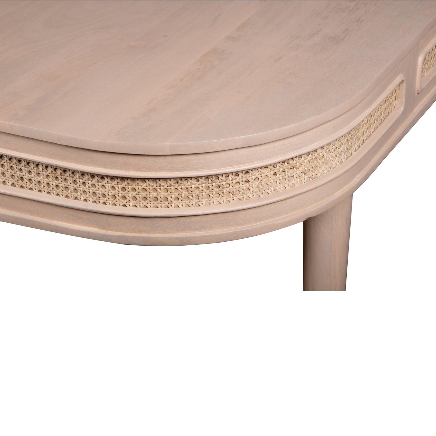 Chester Cane And Wood 1 Drawer Coffee Table