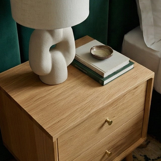 Wright Oak Bedside Table