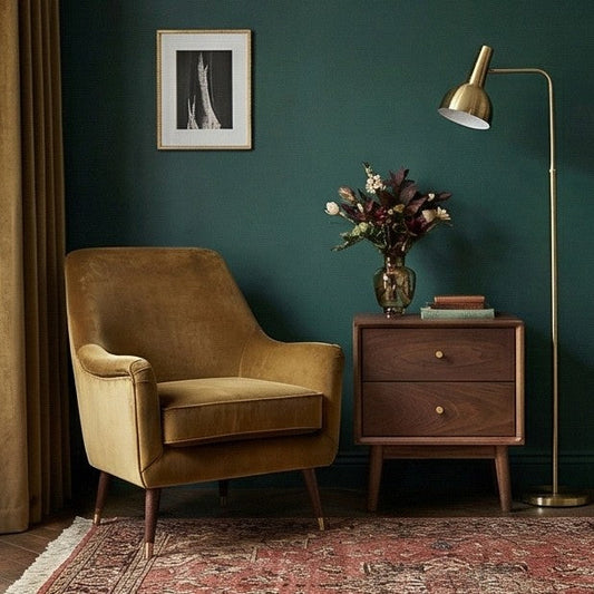 Wright Walnut Bedside Table