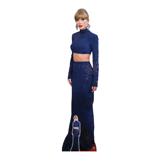 CS1166 Taylor  Crop Top Height 186cm Lifesize Cardboard Cut Out With Mini