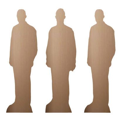 CS1192 Ronaldo Three Pack Shelf Top Cutout  Cardboard Cut Out Height 31cm