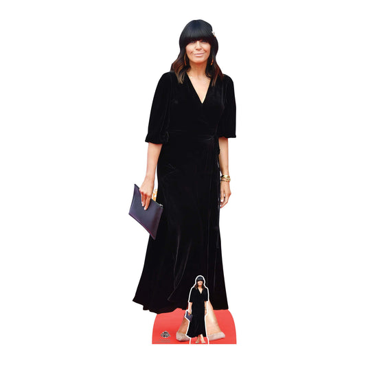 CS1222 Claudia Winkleman  Cardboard Cut Out Height 166cm