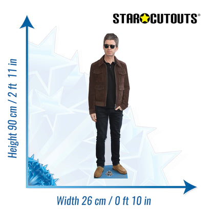 CS1230 Noel Gallagher Star Mini Height 90cm Cardboard Cut Out