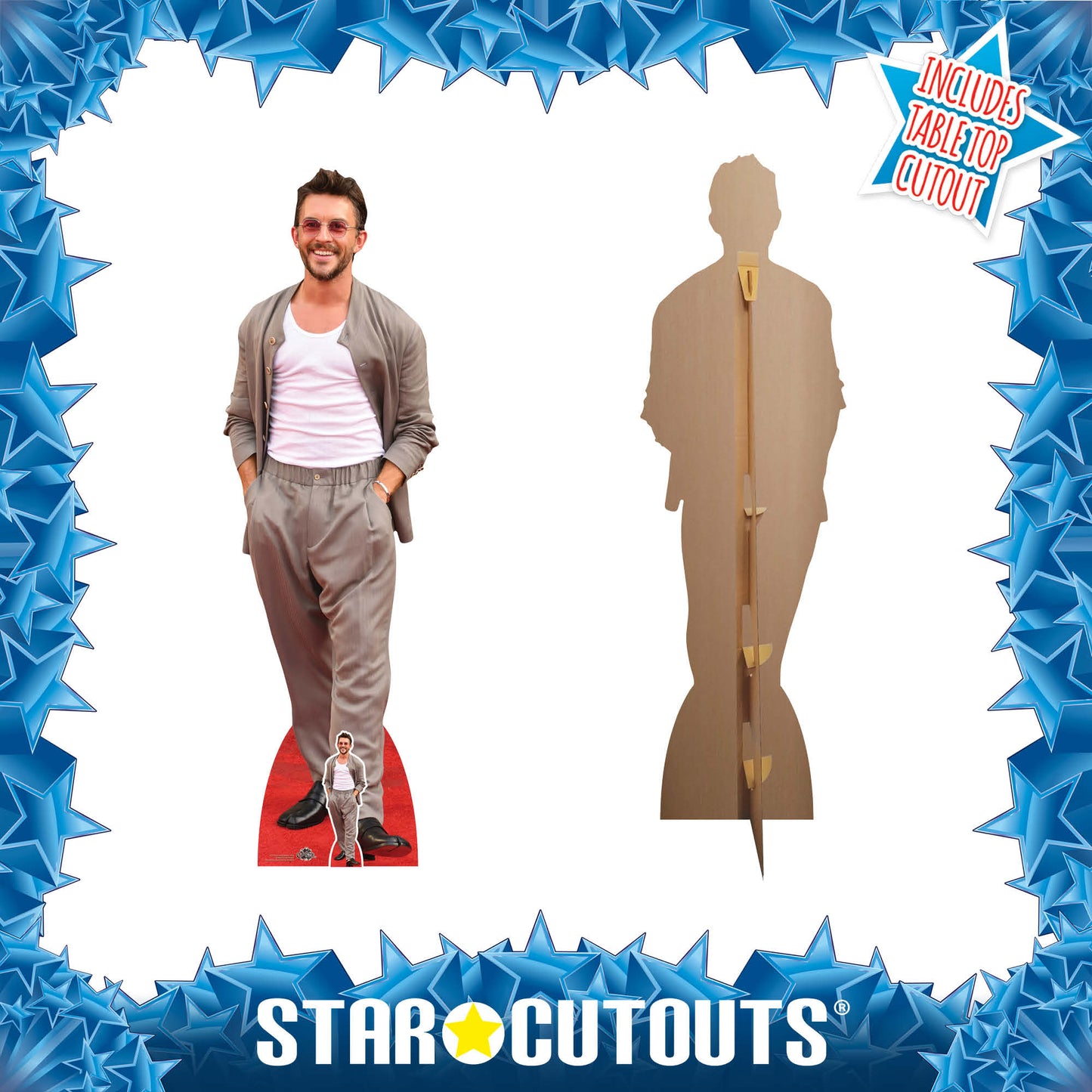 CS1273 Jonathan Bailey Smiling Cardboard Cutout Height 181cm
