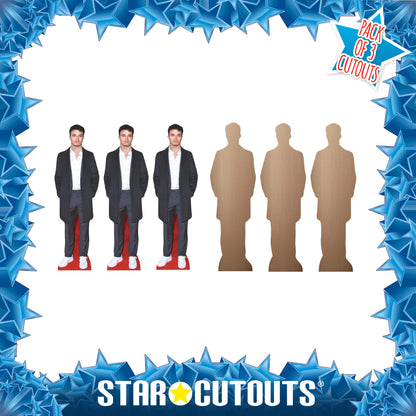 CS1335 Lando Norris Suit Shelf Top Cardboard Cutout Pack Height 31cm