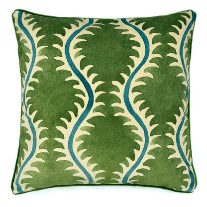 Helter Skelter Velvet Cushion 50x50cm