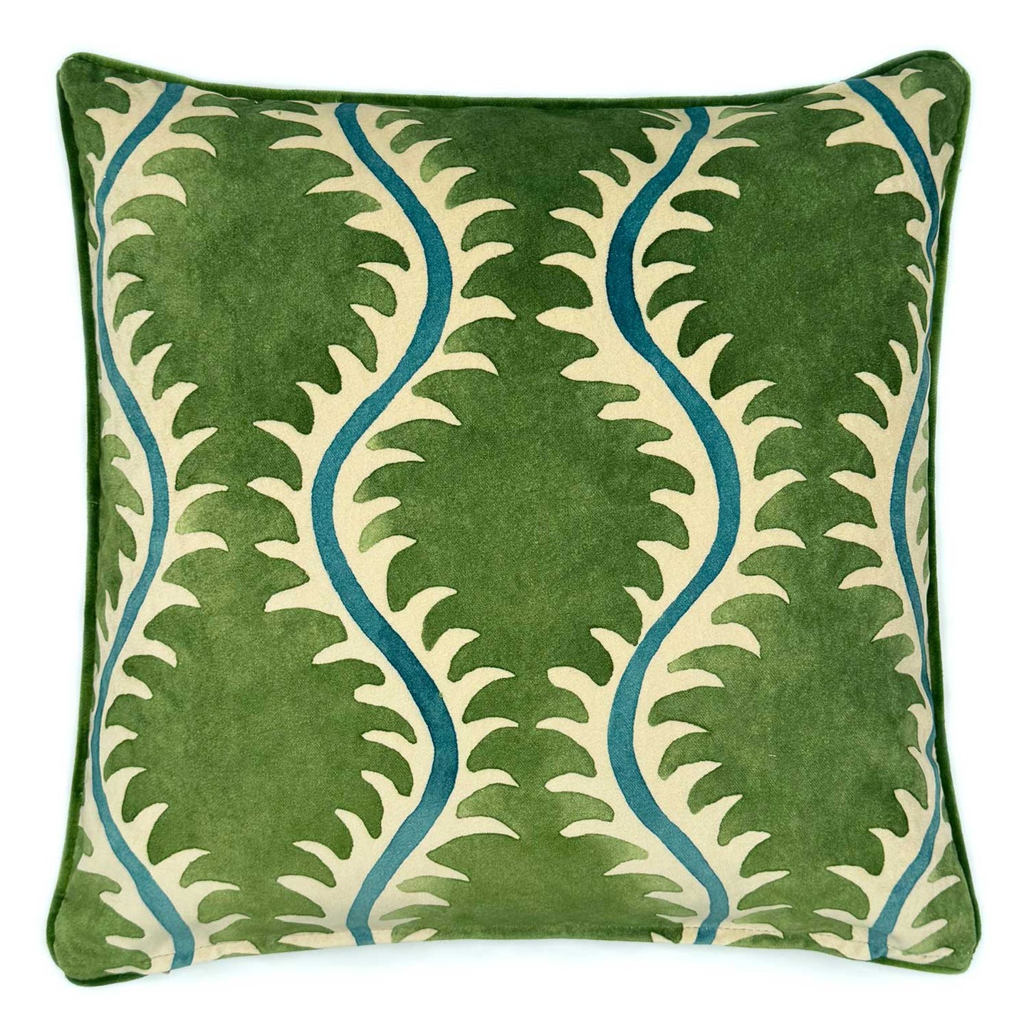 Helter Skelter Velvet Cushion 50x50cm