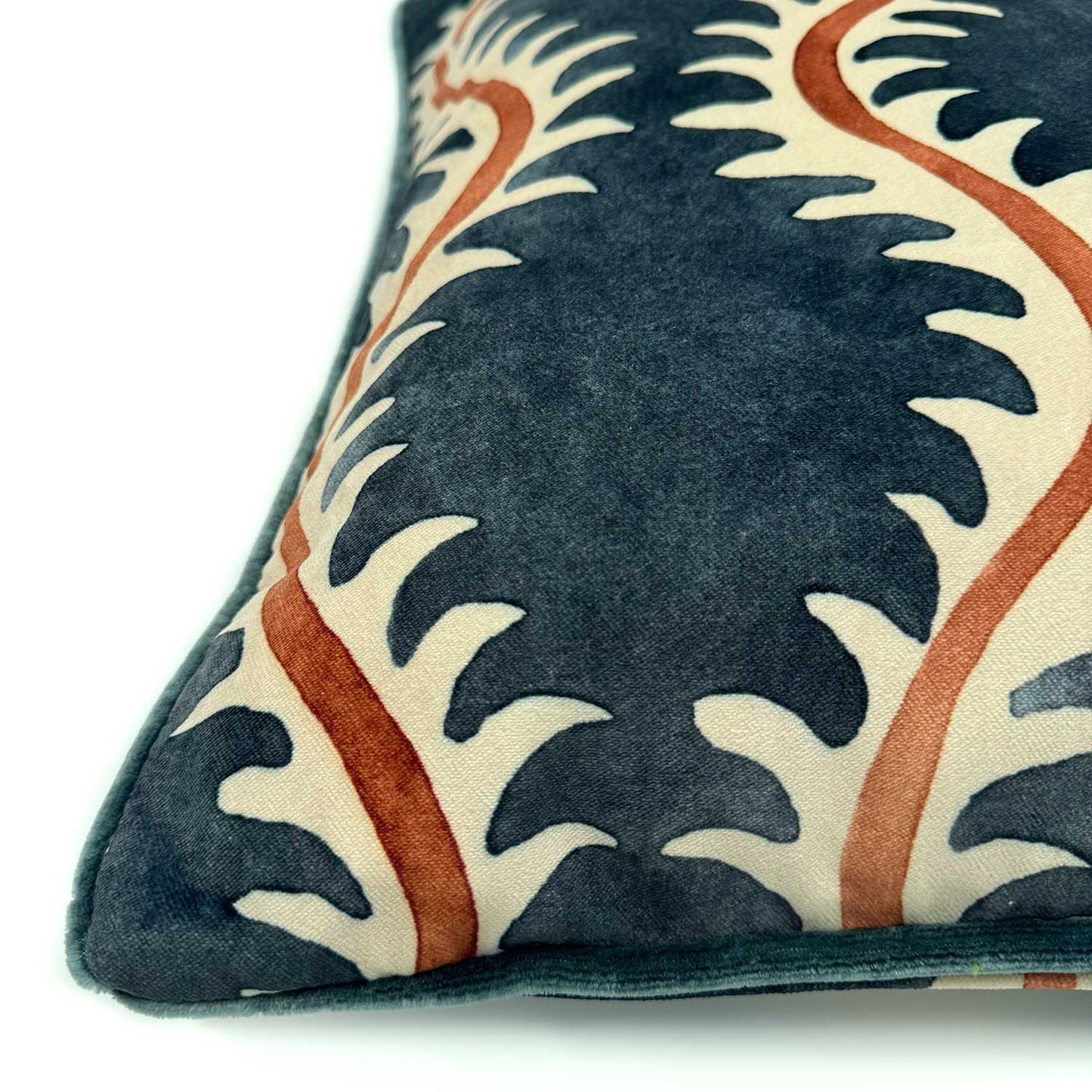 Helter Skelter Velvet Cushion 50x50cm