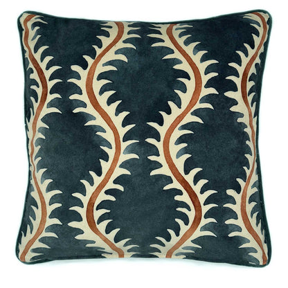 Helter Skelter Velvet Cushion 50x50cm
