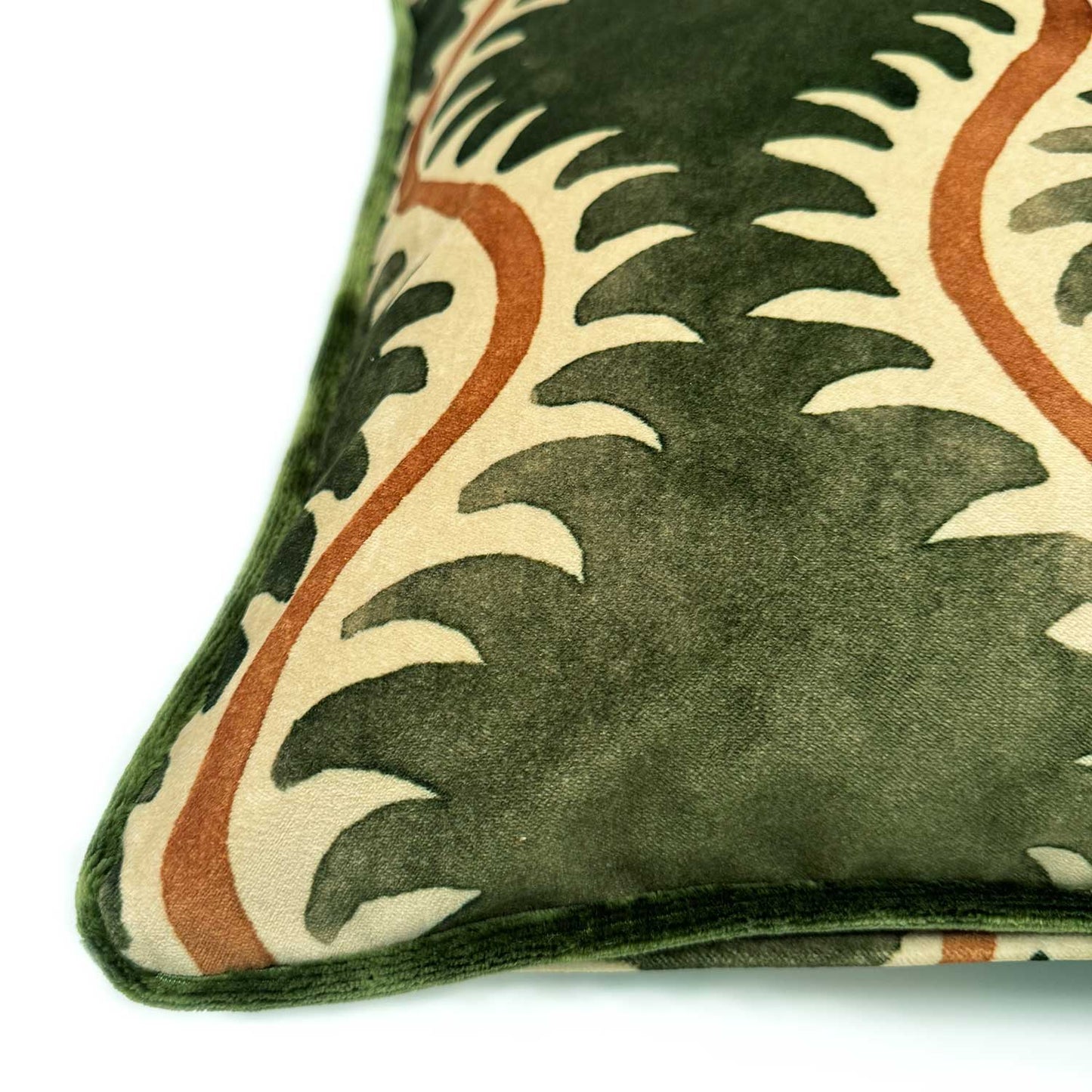 Helter Skelter Velvet Cushion 50x50cm