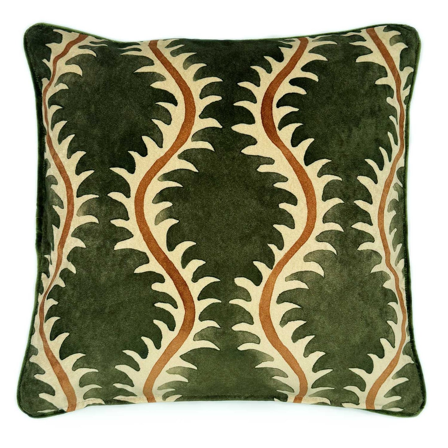Helter Skelter Velvet Cushion 50x50cm