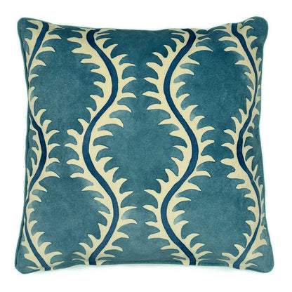 Helter Skelter Velvet Cushion 50x50cm