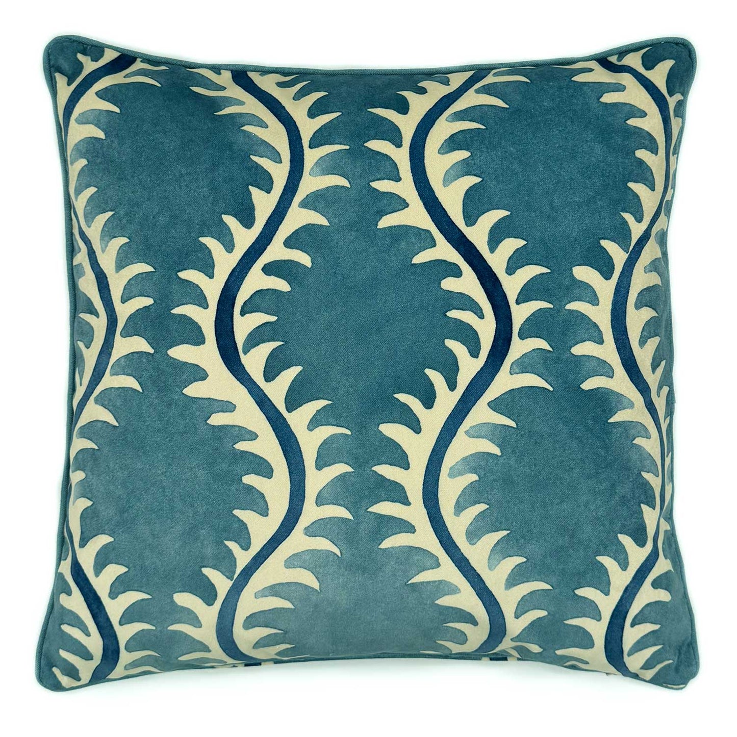 Helter Skelter Velvet Cushion 50x50cm