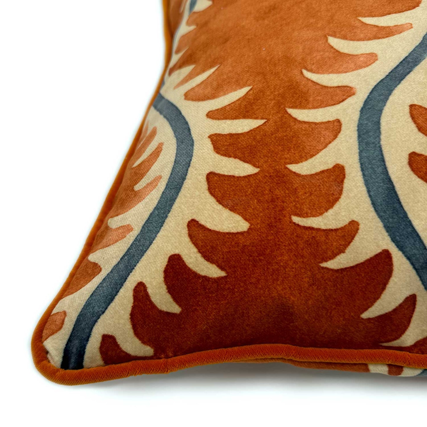 Helter Skelter Velvet Cushion 50x50cm