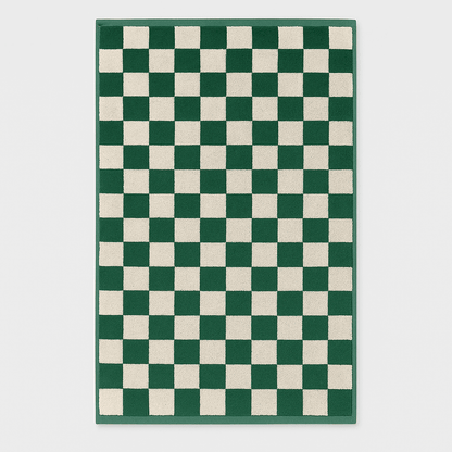Checkerboard Bath Towels