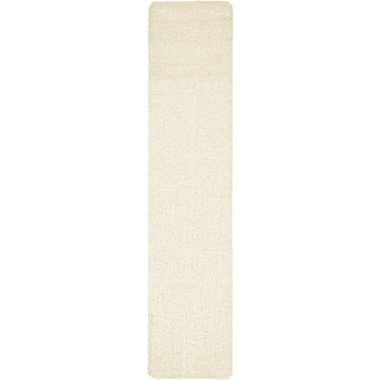 Washable Ghost Ivory Shaggy Rug