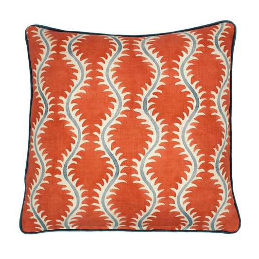 Helter Skelter Linen Cushion 43x43cm