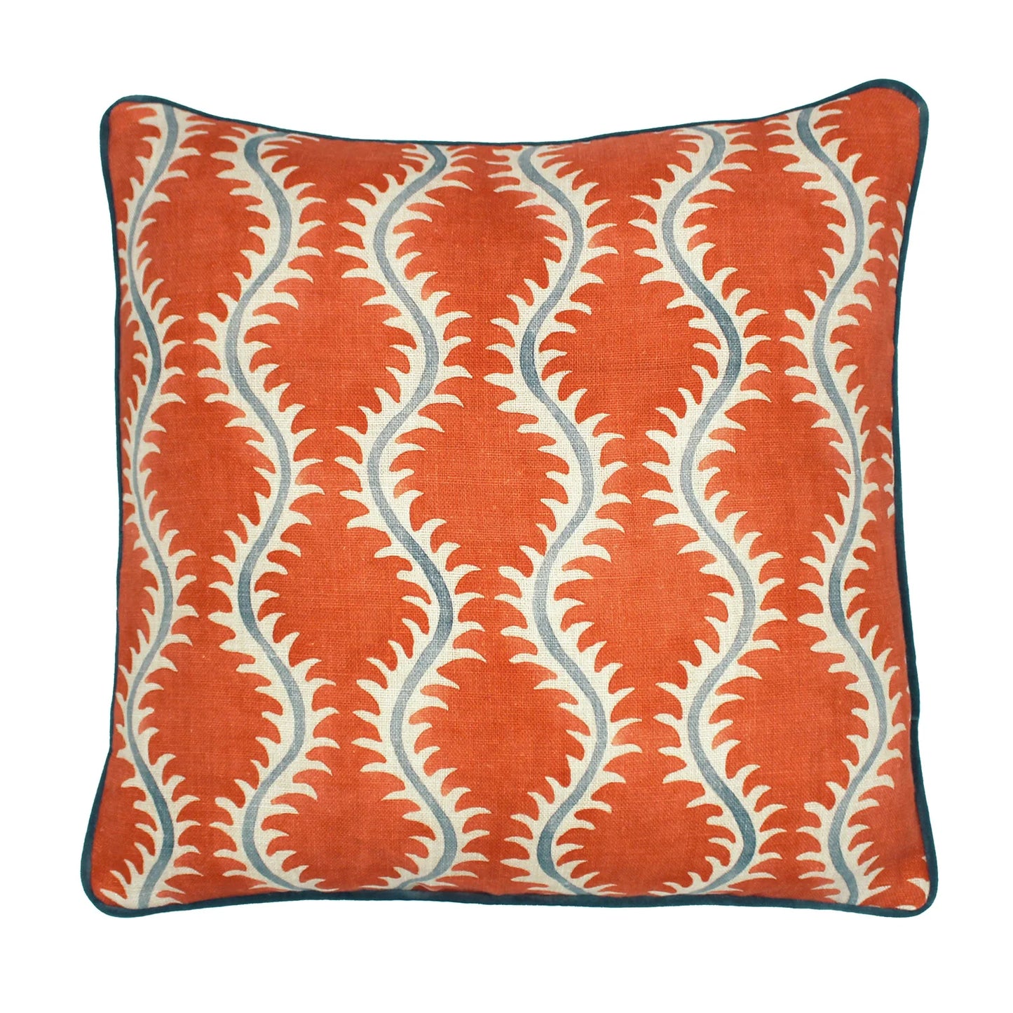 Helter Skelter Linen Cushion 43x43cm