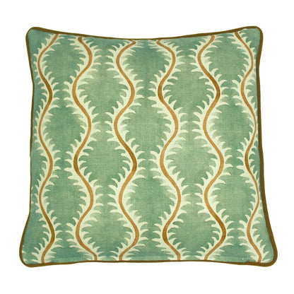 Helter Skelter Linen Cushion 43x43cm
