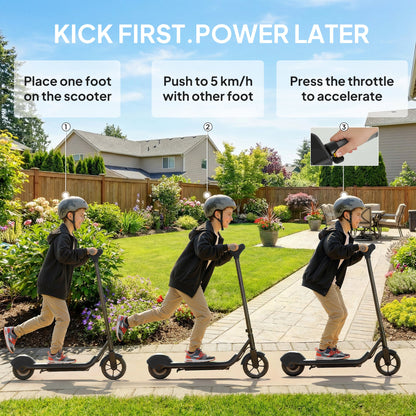 SPORTNOW Electric Scooter for Kids, with LED Display, Green