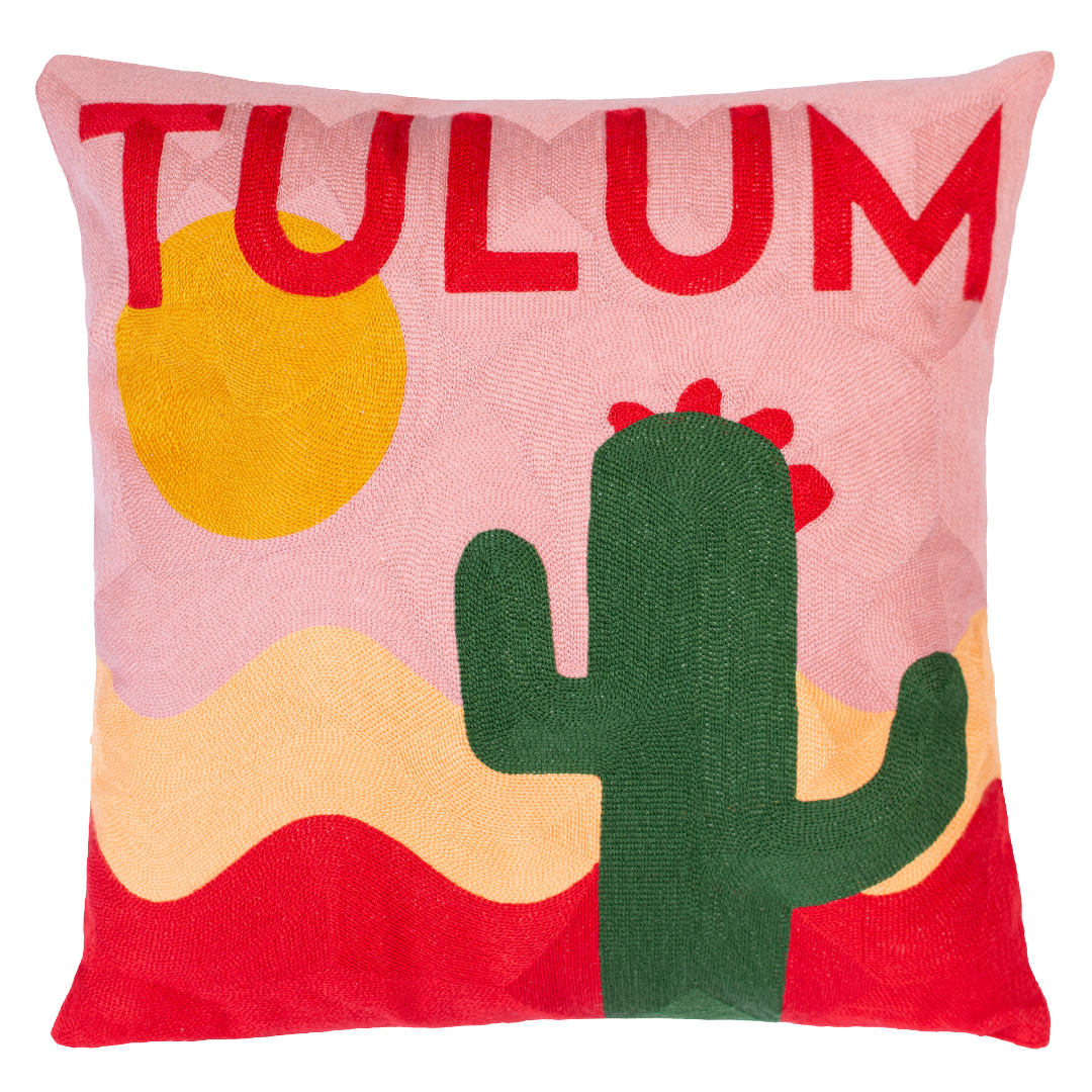Tulum Needlepoint Cushion