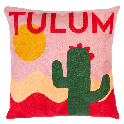 Tulum Needlepoint Cushion