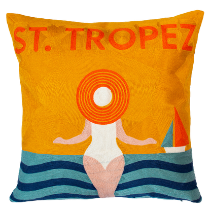 St. Tropez Needlepoint Cushion