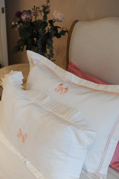 Arabella Bow - Oxford Pillowcase Pair