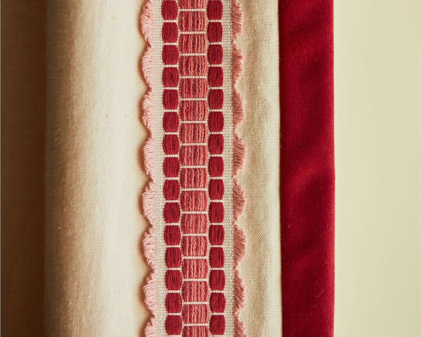 Melmerby Fan Braid Rose