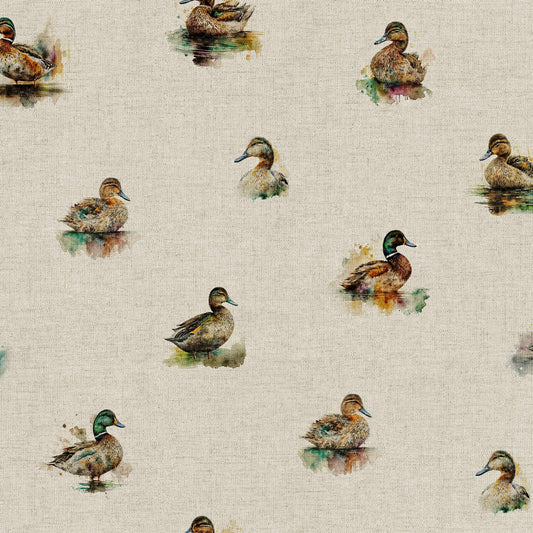 Watercolour Ducks All Over