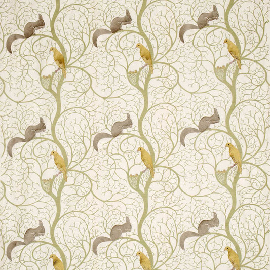 Squirrel and Dove Embroidery