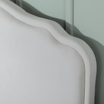 The Diaz Beige 5 FT King Storage Bed