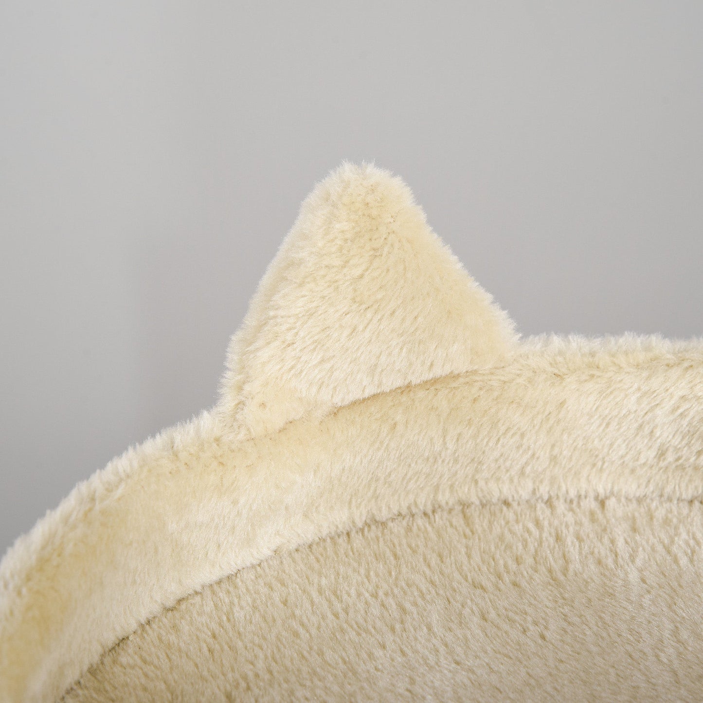 PawHut 104 cm Cat Tree, Cat Condo Tree Tower, Cat Activity Centre with Scratching Posts, Plush Perch, Hanging Ball - Cream White