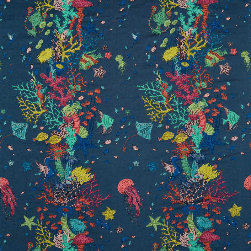 Seaforest Jacquard  Navy - Emma Shipley