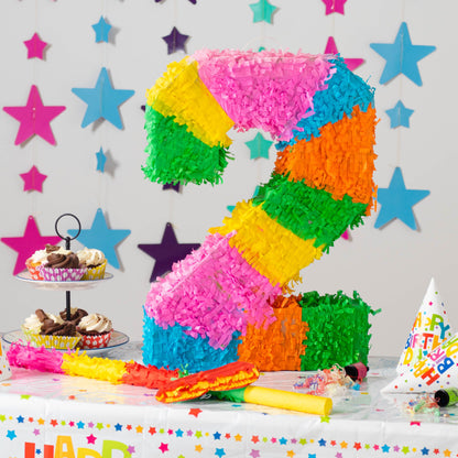 Large Number 2 Pinata Party Set