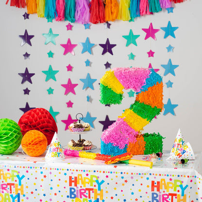 Large Number 2 Pinata Party Set