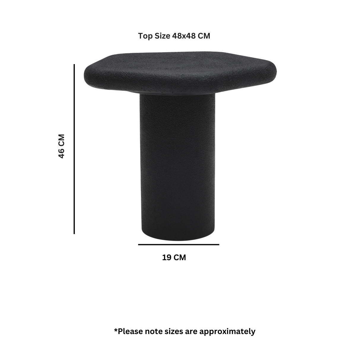 Udaipur Pentagon End Table