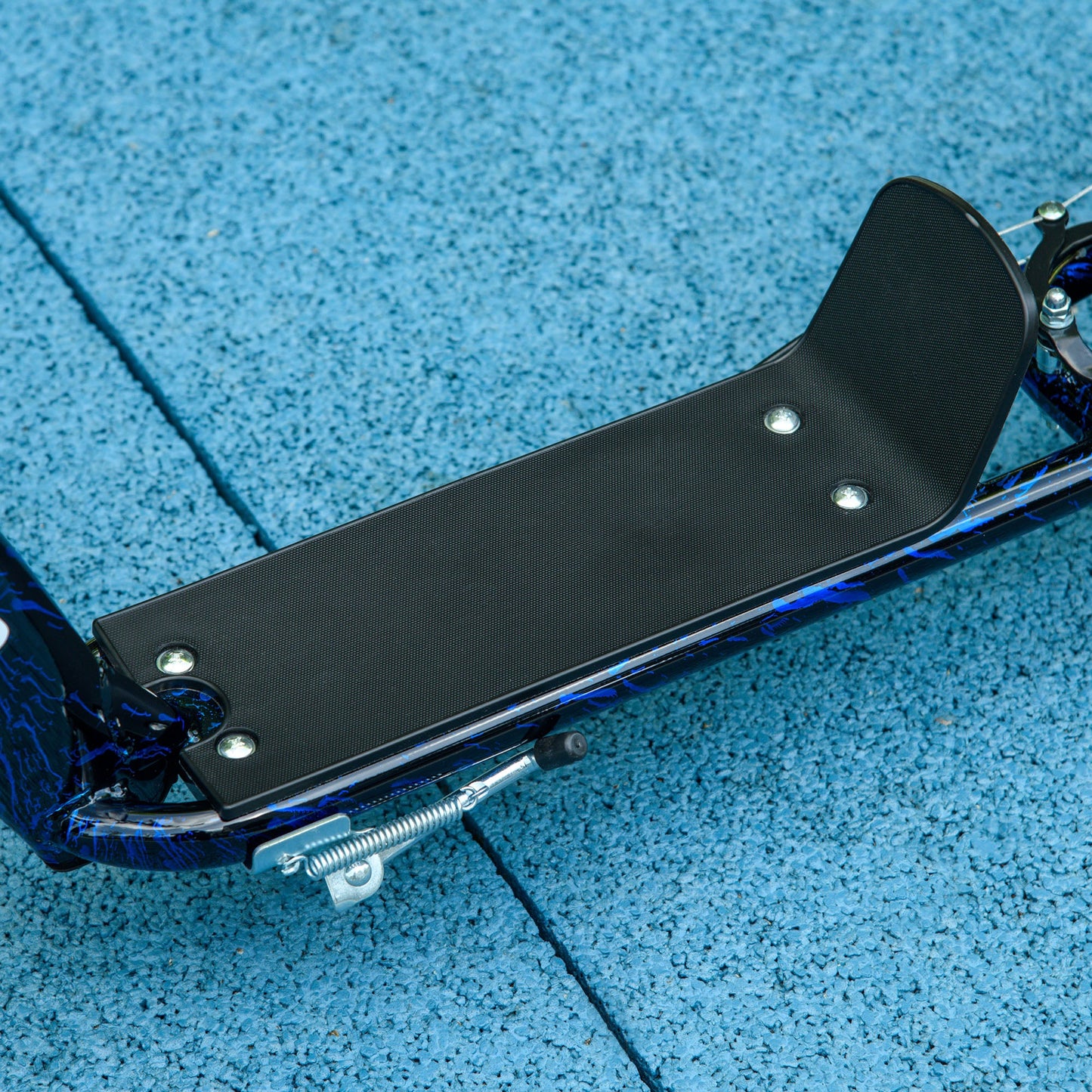 AIYAPLAY Kids Scooter with Adjustable Handlebar, Children's Kick Scooter with Non-slip Footplate, Rear Brake, Kickstand, Blue
