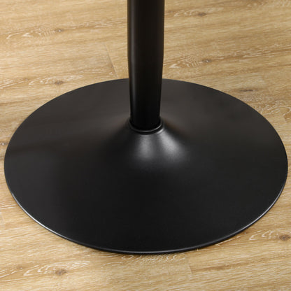 HOMCOM 75H x \'ce\'a670cm Two-Person Minimalistic Dining Table - Black