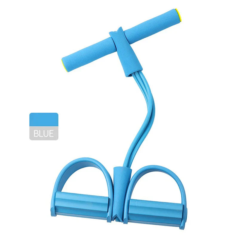 4 Resistance Elastic Pull Rope Training Device, Abdominal Resistance Band, Used In Home Gym, Exercise Training Fitness Equipment