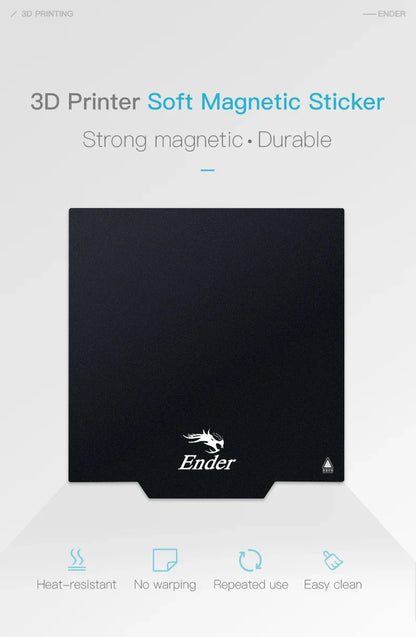 Creality Official Ender 3 Bed Ultra-Flexible Removable Magnetic Removable Build Surface Hotbed Cover Print Platform Kit