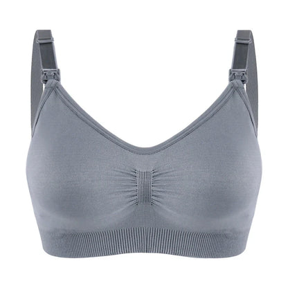 plus Size Seamless Nursing Bra for Women Breathable Maternity Push up Front Closure Underwear Adjustable Straps Wire-Free
