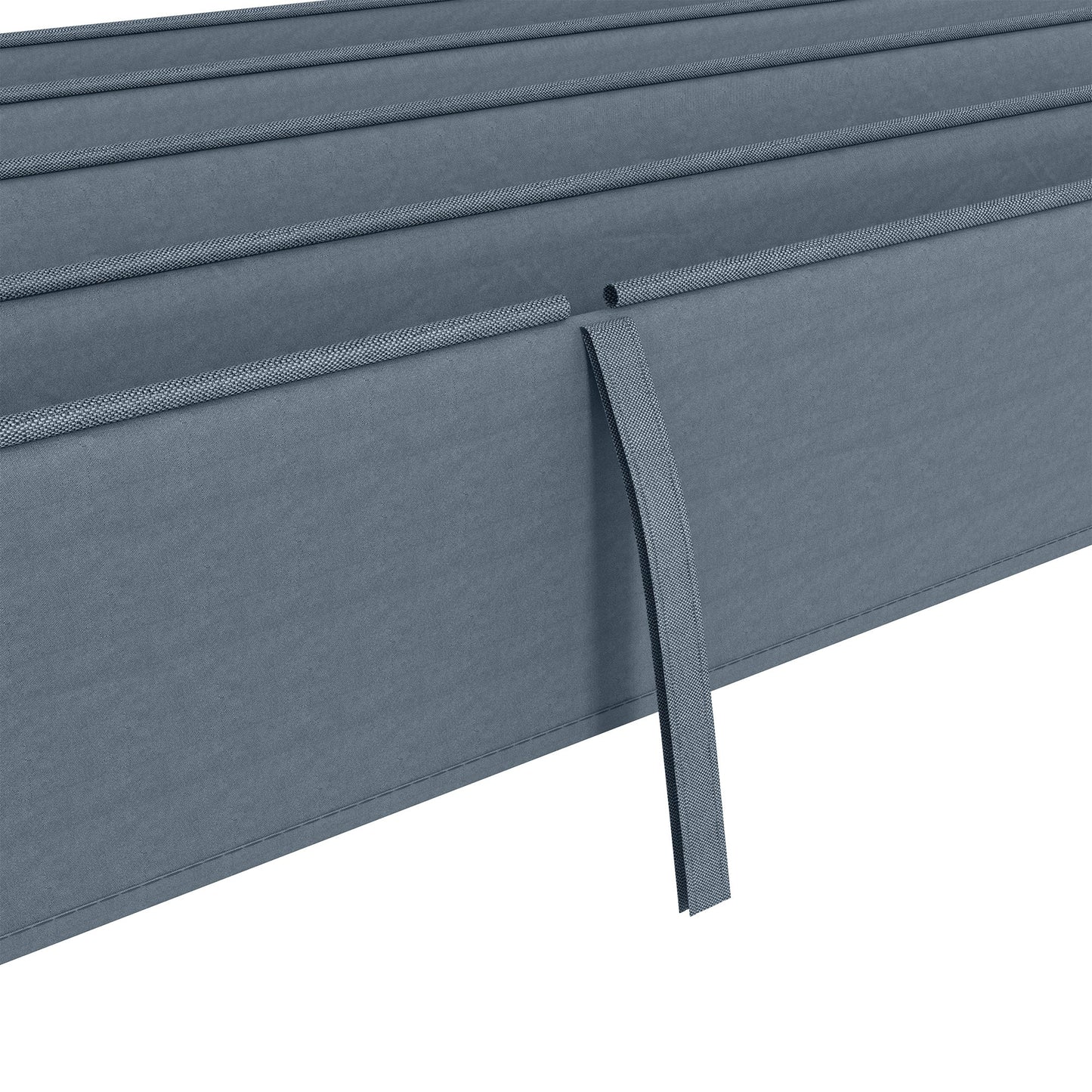 Outsunny Pergola Roof, Retractable Sun Shade Cover for 2.85 x 2m Pergola, UV30+ Protected, Dark Grey