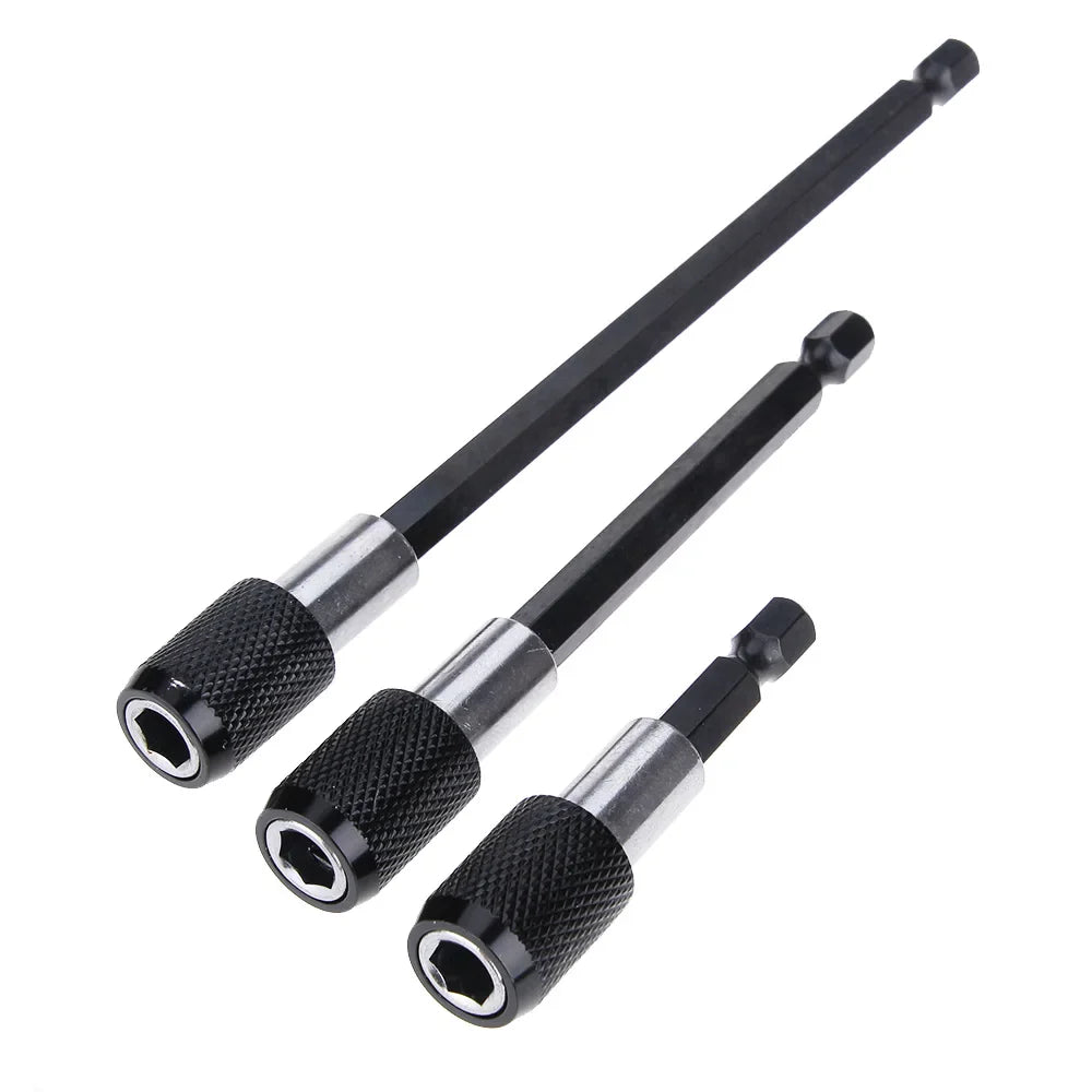 1/4 Inch Hex Shank Quick Release Screwdriver Bit Holder Extension Bar 60mm 100mm 150mm
