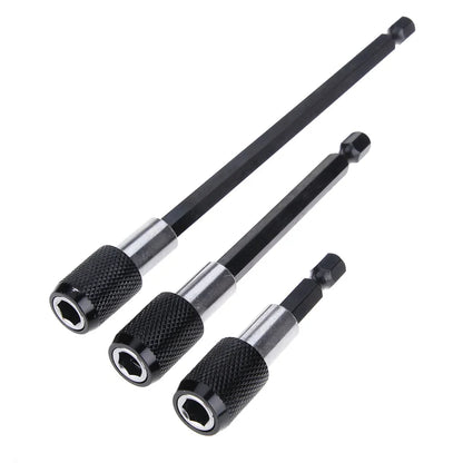 1/4 Inch Hex Shank Quick Release Screwdriver Bit Holder Extension Bar 60mm 100mm 150mm